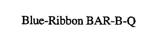 BLUE-RIBBON BAR-B-Q