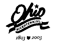 OHIO BICENTENNIAL 1803 2003