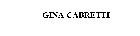 GINA CABRETTI