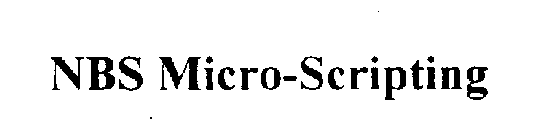 NBS MICRO-SCRIPTING