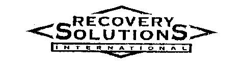 RECOVERY SOLUTIONS INTERNATIONAL