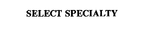 SELECT SPECIALTY