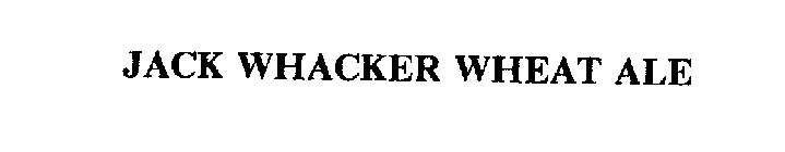 JACK WHACKER WHEAT ALE