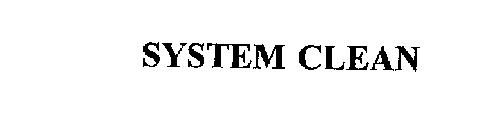 SYSTEM CLEAN