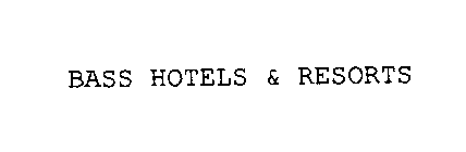 BASS HOTELS & RESORTS