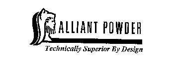 ALLIANT POWDER TECHNICALLY SUPERIOR BY DESIGNESIGN
