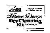 ELIMINATES ODORS REVITALIZES FABRICS CUSTOM CLEANER HOME DECOR DRY CLEANING KIT FOR YOUR DRYER