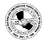STATE BUILDING AND CONSTRUCTION TRADES COUNCIL OF CALIFORNIA ORGD. SEPT. 16, 1908 AMERICAN FEDERATION OF LABOR & CONGRESS OF INDUSTRIAL ORGANIZATIONS