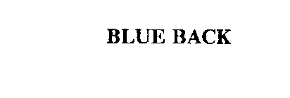 BLUE BACK