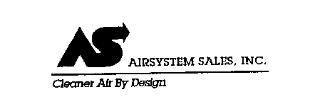 AS AIRSYSTEM SALES, INC. CLEANER AIR BYDESIGN