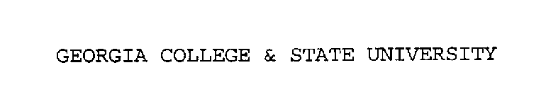 GEORGIA COLLEGE & STATE UNIVERSITY