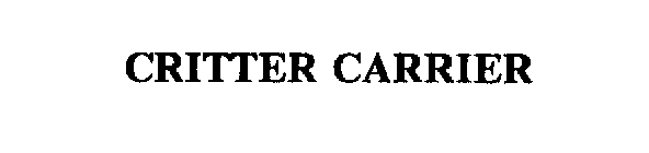 CRITTER CARRIER