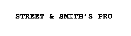 STREET & SMITH'S PRO
