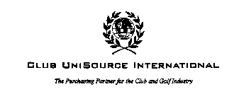 CLUB UNISOURCE INTERNATIONAL THE PURCHASING PARTNER FOR THE CLUB AND GOLF INDUSTRY