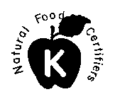 K NATURAL FOOD CERTIFIERS