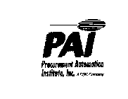 PAI PROCUREMENT AUTOMATION INSTITUTE, INC. A DSIC COMPANY