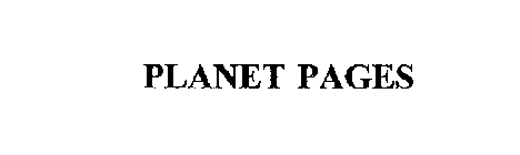 PLANET PAGES