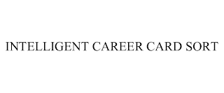 INTELLIGENT CAREER CARD SORT