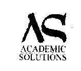 AS ACADEMIC SOLUTIONS