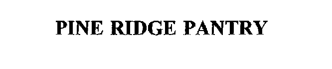 PINE RIDGE PANTRY