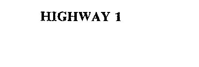 HIGHWAY 1