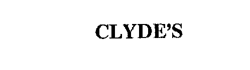 CLYDE'S