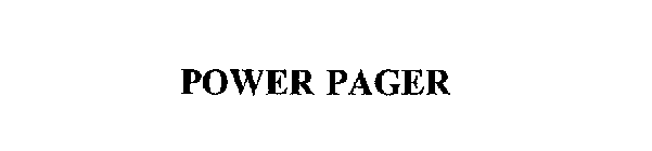 POWER PAGER