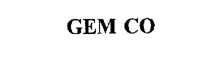 GEM CO