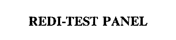 REDI-TEST PANEL