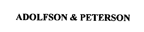 ADOLFSON & PETERSON
