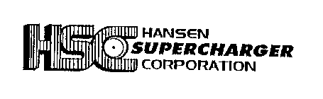HSC HANSEN SUPERCHARGER CORPORATION