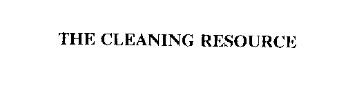 THE CLEANING RESOURCE