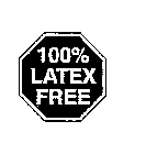 100% LATEX FREE
