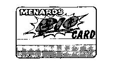 MENARDS BIG CARD