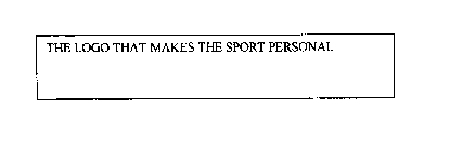 THE LOGO THAT MAKES THE SPORT PERSONAL