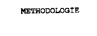 METHODOLOGIE
