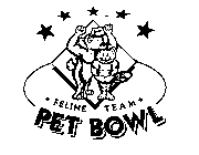 FELINE TEAM PET BOWL