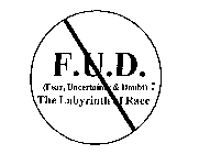 F.U.D. (FEAR, UNCERTAINTY & DOUBT): THELABYRINTH OF RACE