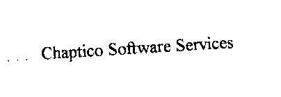 CHAPTICO SOFTWARE SERVICES