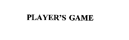 PLAYER'S GAME