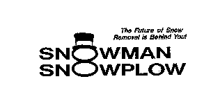 THE FUTURE OF SNOW REMOVAL IS BEHIND YOU! SNOWMAN SNOWPLOW
