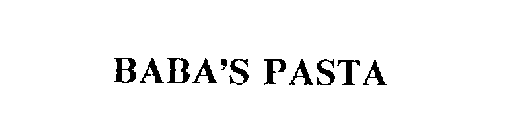 BABA'S PASTA