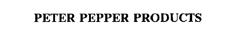 PETER PEPPER PRODUCTS