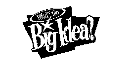 WHAT'S THE BIG IDEA?
