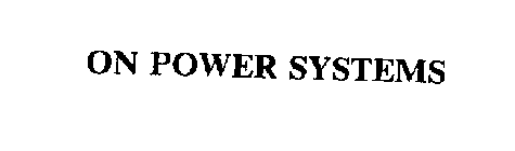 ON POWER SYSTEMS