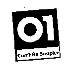 01 CAN'T BE SIMPLER