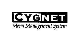 CYGNET MENU MANAGEMENT SYSTEM