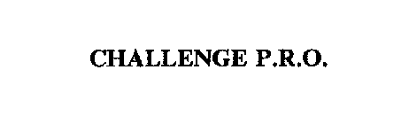CHALLENGE P.R.O.