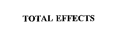 TOTAL EFFECTS