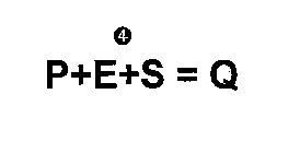 P+E4+S=Q